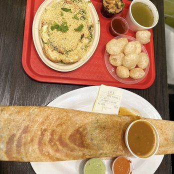 Annapurna signature dishes Masala DosaIdli SambarSouth Indian Thali﻿﻿﻿
